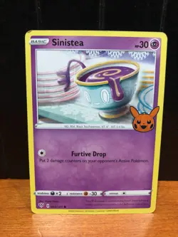 CARTA POKEMON SINISTEA TRICK OR TRADE 2022 INGLESE MINT HALLOWEEN - Image 1