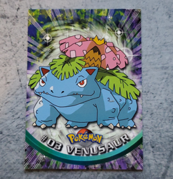 Topps Pokemon Topps Series 1 TV Animation Venusaur 03 1999 - Image 1
