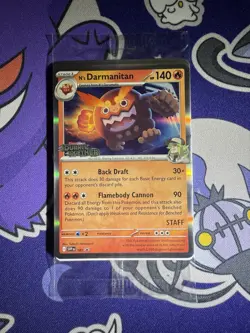 Pokemon Journey Together Staff Prerelease Promo Set of 4 NM Sealed Cards - Image 1