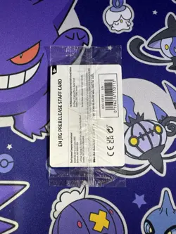 Pokemon Journey Together Staff Prerelease Promo Set of 4 NM Sealed Cards - Image 3