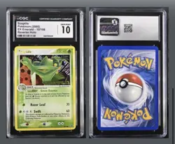 Pokemon Sceptile Reverse Holo EX Emerald #10 2005 CGC 10 GM Low Pop 13 Stamped - Image 2