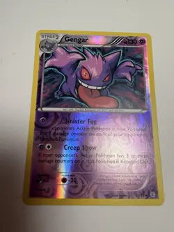 Pokemon TCG Gengar 60/162 Reverse Holo Holo Rare Breakthrough - Image 3