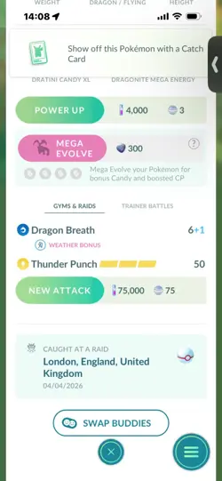 Pokemon Go Shiny Dragonite Bow - Image 2