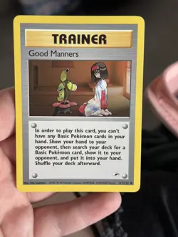 Pokemon TCG - Gym Heroes - Good Manners 111/132 - Image 1