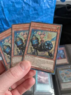 BPRO-EN025 Tri-Brigade Springans Kitt Secret Rare 1st Edition YuGiOh X3 PLAYSET - Image 1