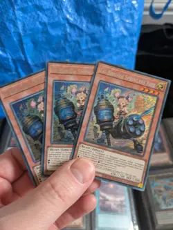 BPRO-EN025 Tri-Brigade Springans Kitt Secret Rare 1st Edition YuGiOh X3 PLAYSET - Image 3
