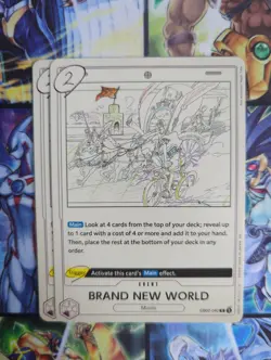 One Piece TCG x2 BRAND NEW WORLD EB02-040 Extra Booster Anime 25th Collection NM - Image 1
