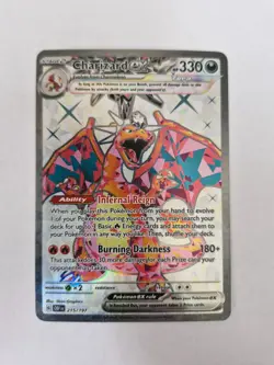 Pokemon TCG - Charizard EX 215 / 197 - Obsidian Flames - Ultra Rare Holo - Image 1