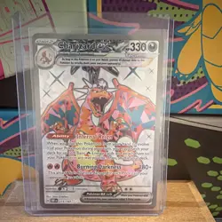 Pokemon TCG Charizard ex 215/197 SV03 Obsidian Flames Ultra Rare Holo 2023 HP330 - Image 1