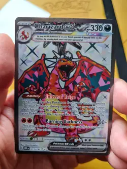 Pokemon TCG Charizard ex Sv03: Obsidian Flames 215/197 Holo Ultra Rare - Image 1
