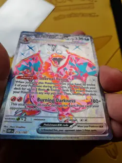 Pokemon TCG Charizard ex Sv03: Obsidian Flames 215/197 Holo Ultra Rare - Image 4