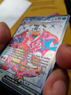 Pokemon TCG Charizard ex Sv03: Obsidian Flames 215/197 Holo Ultra Rare - Image 5