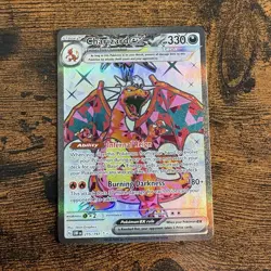Pokemon TCG Charizard ex 215/197 Obsidian Flames Full Art Holo Ultra Rare 330HP - Image 1