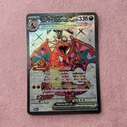 Pokemon TCG Charizard ex 215/197 SV03 Obsidian Flames Full Art Holo Ultra Rare - Image 1