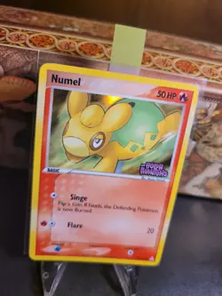 Pokemon Card Numel (EX Holon Phantoms) 72/110 Lp Stamped Reverse Holo TCG - Image 1