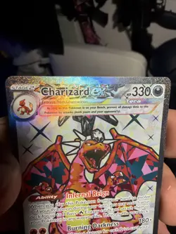 Pokemon TCG Sv03: Obsidian Flames Charizard EX Ultra Rare Holo English 215/197 - Image 3