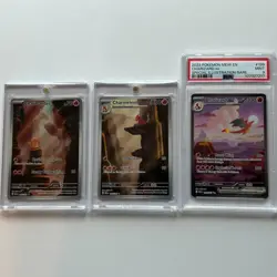 Pokemon Charizard Ex 199 Charmeleon 169 Charmander 168 S&V 151 - 3 Card Set Lot - Image 1