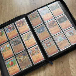 Obsidian Flames Master Set 100% Complete In Lictin Binder Graded Charizard 223 - Image 5