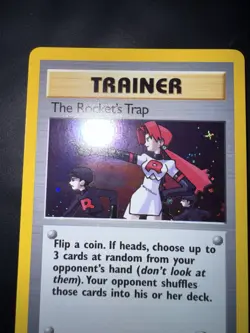 Pokemon Card english The Rocket’s Trap 19/132 Holo Gym Heroes Wizards NM - Image 3