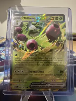 Pokemon Karte Olithena EX DRI 023/182 Ewige Rivalen Near Mint Deutsch - Image 4
