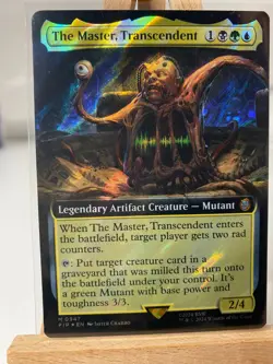 MTG NM The Master, Transcendent - Fallout [Extended Art] [Surge Foil] - Image 1