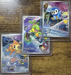 Gen 4 Sinnoh Starters First Partner Illustration Collection Series 1 Pokemon TCG - Image 1