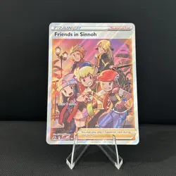 Pokemon TCG Friends in Sinnoh (Full Art) Crown Zenith 149/159 Holo Ultra Rare - Image 1