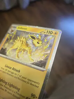 Jolteon SVP 169 - 3 Swirls - Black Star Promo Cosmo Holo Pokemon Card NM - Image 4