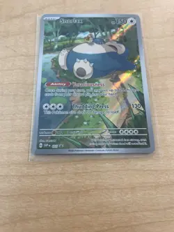Pokemon TCG Snorlax SVP 051 Full Art Holo Black Star Promo - Image 1