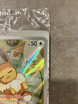 NM Eevee 173 Pokemon Center Stamped SEALED Prismatic Evolutions Black Star Promo - Image 3