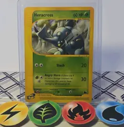 Pokemon TCG Heracross 64/144 Skyridge Regular 2003 LP - Image 1