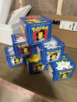 NEW 1999 Burger King 👑 Pokemon 23K Gold Plated Card Set (BLUE BOX SET!) - Image 4