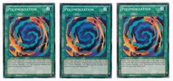 x3 Polymerization - DPKB-EN028 - Unlimited - YuGiOh- 3x Playset - Image 1