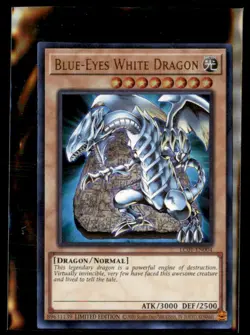 Yu Gi Oh! Blue Eyes White Dragon LC01 EN004 Legendary Collection Limited Edition - Image 1