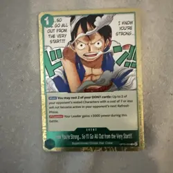 OP13-040 - I Know You're Strong... (R) - One Piece TCG - English - Image 1