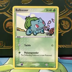 Pokemon 2006 Bulbasaur 45/100 Crystal Guardians LP - Image 3