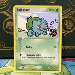 Pokemon 2006 Bulbasaur 45/100 Crystal Guardians LP - Image 5