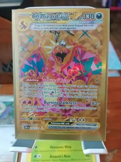 Pokemon TCG Charizard EX Obsidian Flames Holo Hyper Rare Card 228/197 - Image 1