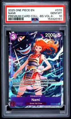 Nami OP09-070 Premium Card Collection Best Selection Vol.4 Gengar Nami PSA 10 ☁ - Image 1