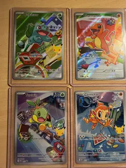 Pokemon TCG First Partner Illustration Collection 2026 Promos Full Set 9 Cards! - Image 2