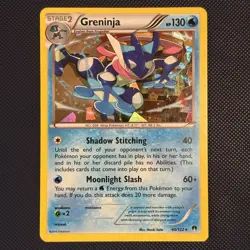 Greninja 40/122 - BREAKpoint - Cracked Ice Promo Rare Pokemon Card - Image 1