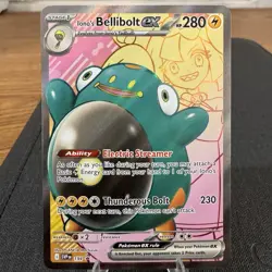 Ionos Bellibolt ex Full Art Promo Journey Together Black Star Promo Card SVP 194 - Image 1