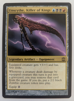 Magic Mtg Alara Reborn Unscythe Killer of Kings near mint - Image 1