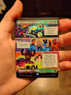 The Coming of Galactus (Borderless) Marvel Super Heroes Foil - Image 1