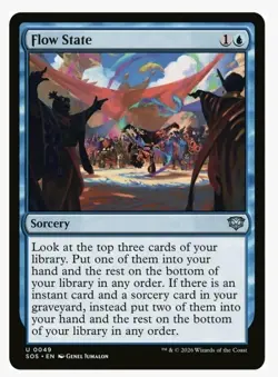 1x MTG Flow State - Strixhaven Sorcery! NM Mint - Image 1
