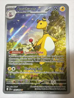 The Pokemon Company Ampharos 090/086 Chaos Rising Illustration Rare Stage 2 - Image 1