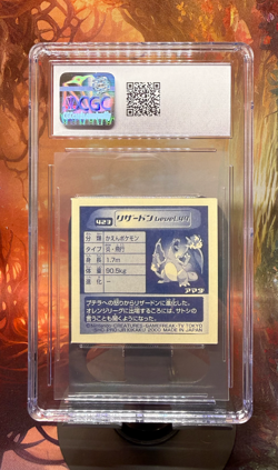 Charizard Pokemon Amada Hyper Sticker Collection Part 3 #423 (2000) JP CGC 8.5 - Image 2