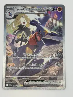 Pokemon TCG Cynthia’s Garchomp EX 232/182 Destined Rivals Mint Condition - Image 3