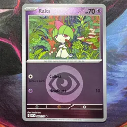 Pokemon TCG Ralts Ascended Heroes Energy Symbol Reverse Holo 087/217 - Image 1