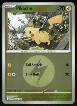 Pikachu (Energy Symbol Pattern) 055/217 Common Ascended Heroes Pokemon Near Mint - Image 1